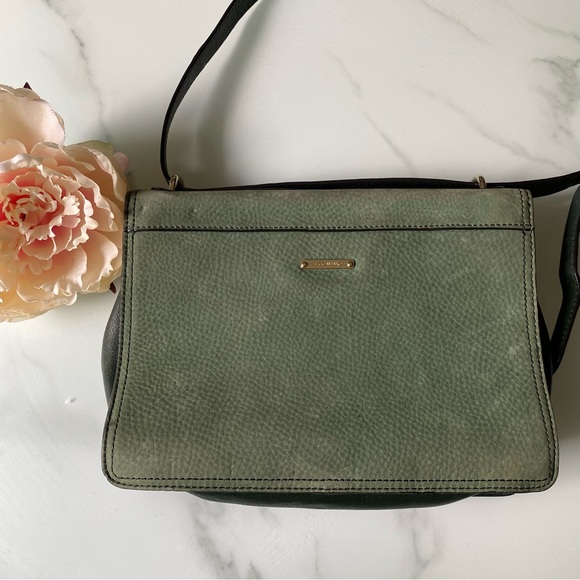 Rebecca Minkoff crossbody green leather bag bag - Picture 2 of 12